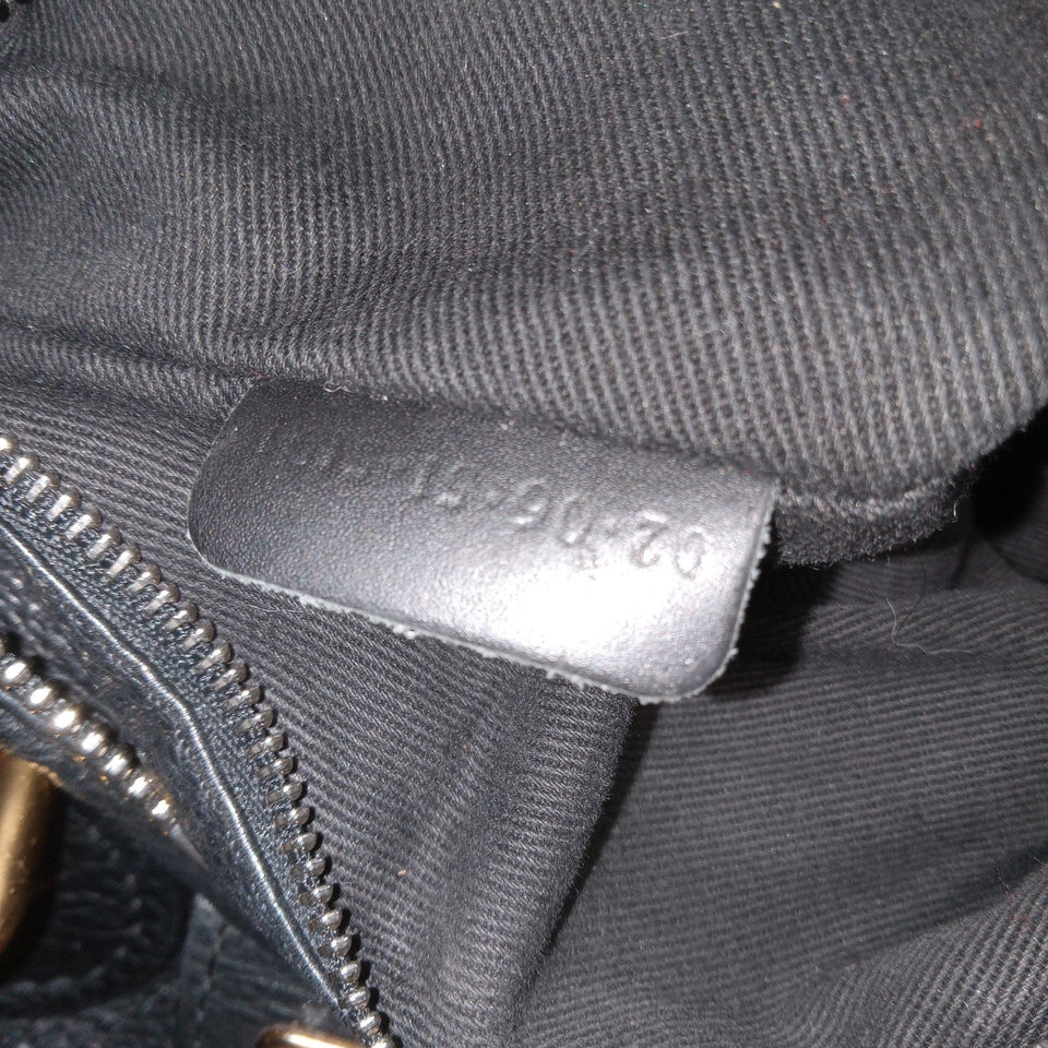 Pre-owned Chloe Handbag Paddington Black with Padlock